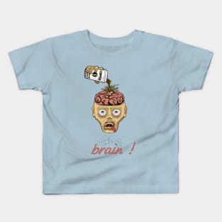 Wake up, brain! Kids T-Shirt